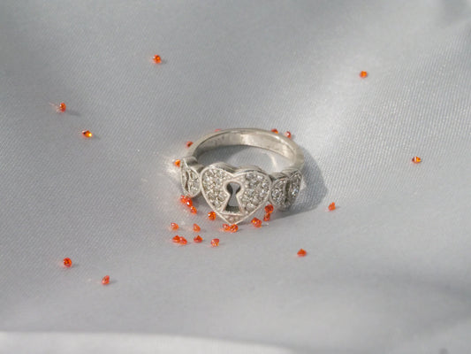 Silver Heart Ring