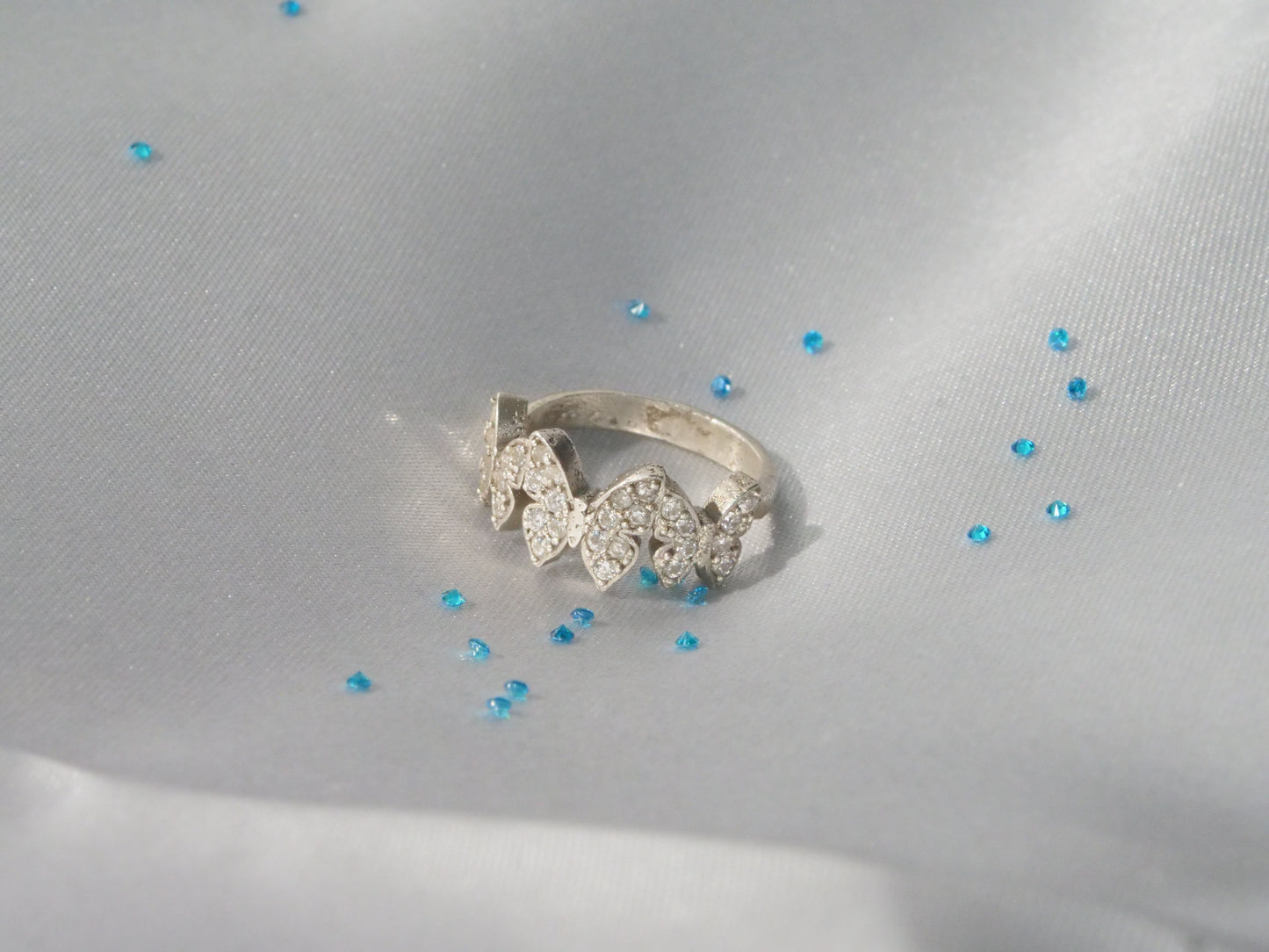 Silver Butterfly Ring