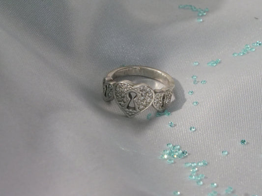 Silver Heart Ring