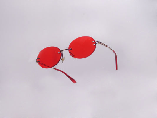 Frameless Oval Glasses
