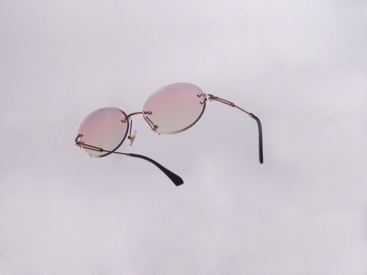 Frameless Oval Glasses