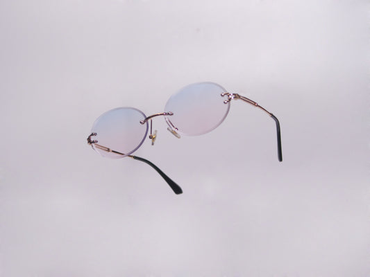 Frameless Oval Glasses